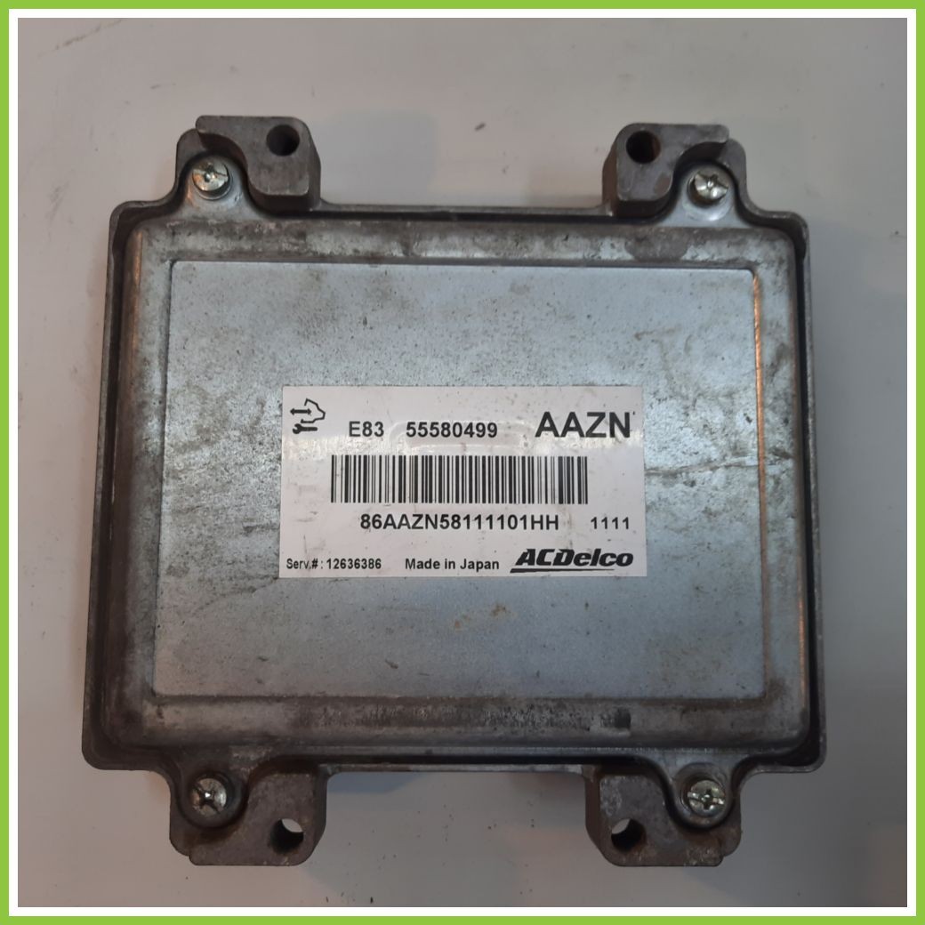 Centralina Motore Iniezione ECU Originale Usato ACDELCO OPEL CORSA S07 1.2 63kw A12XER 55580499 AAZN 12679199 58111101HH 