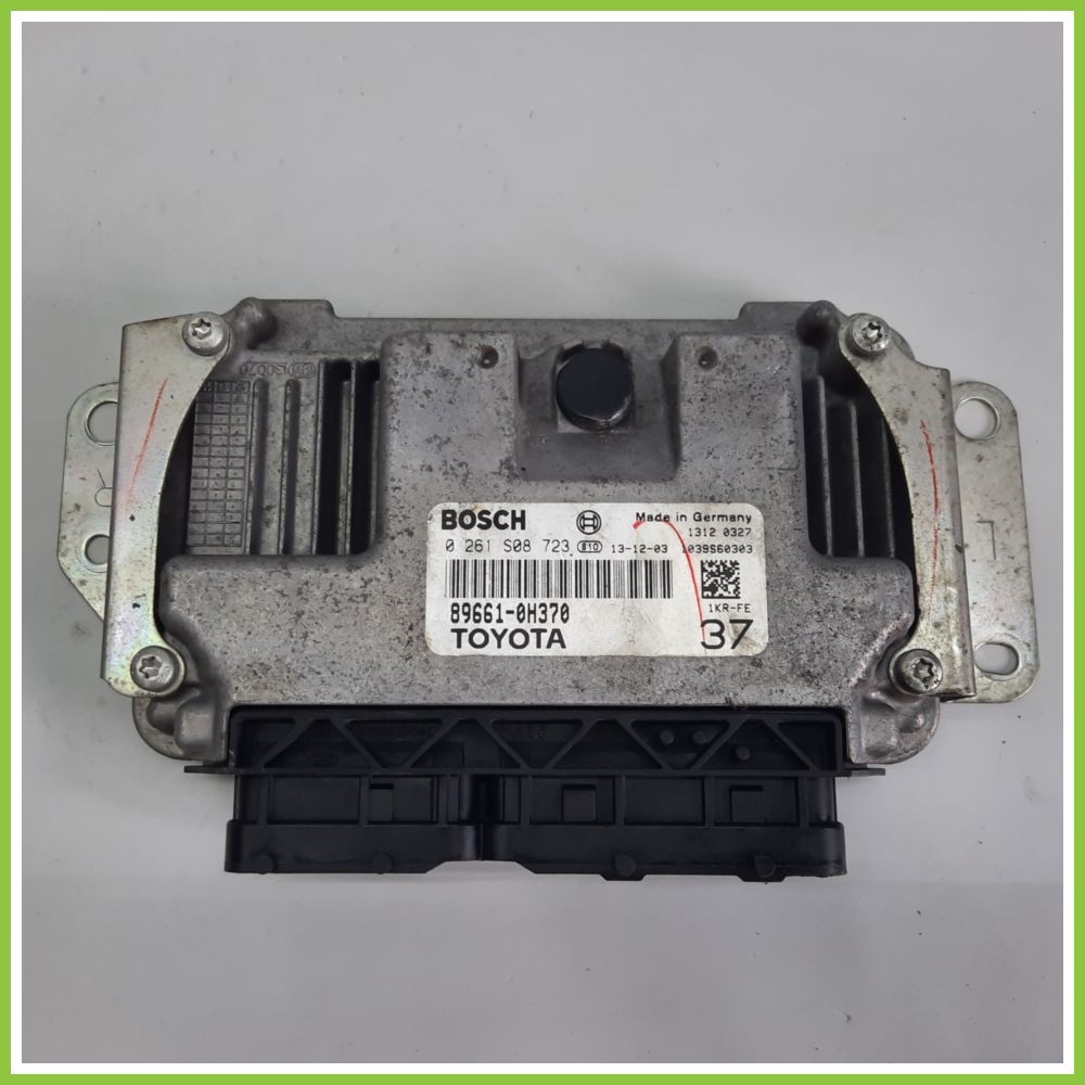 Centralina Motore Iniezione ECU Originale Usato BOSCH CITROEN C1 1.0 50kw 1KR 0261S08723 1039S60303 89661-0H370 896610H370 37 